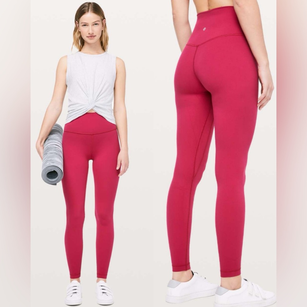 Lululemon Align Pant *Full Length 28" Ruby Red! E… - image 1
